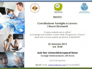 Invito 22 Gennaio 2014