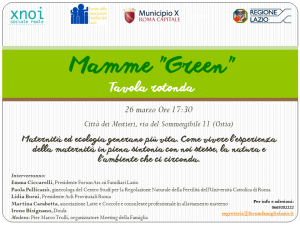 Invito mamme e bimbi in rete 26 marzo