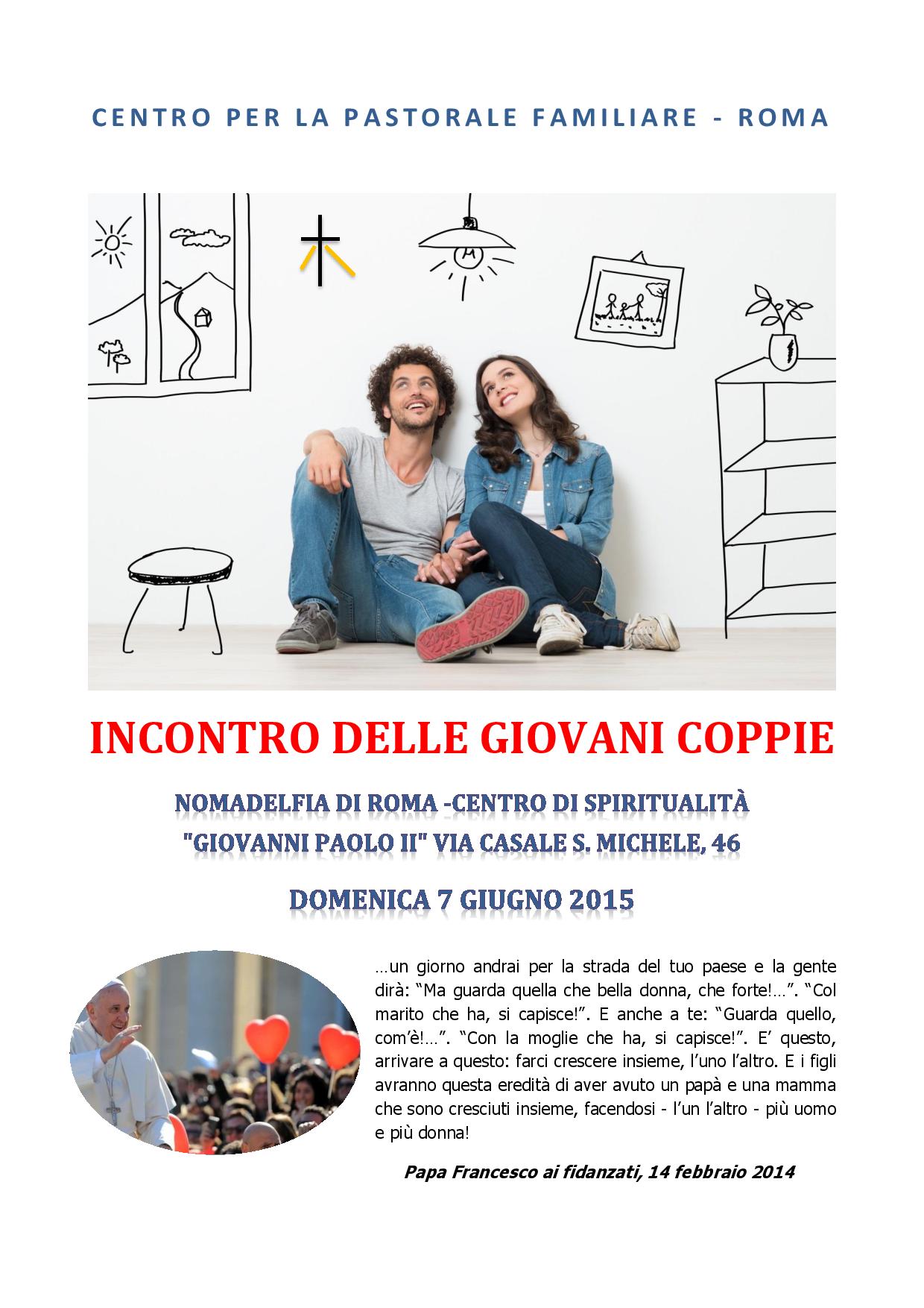 INCONTRO DELLE GIOVANI COPPIE 7 giugno 2015-page-001